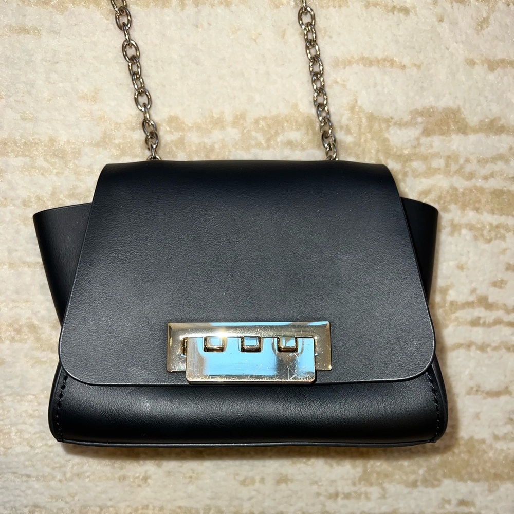 ZAC Zac Posen Eartha Mini Chain Crossbody-Black - Picture 5 of 11